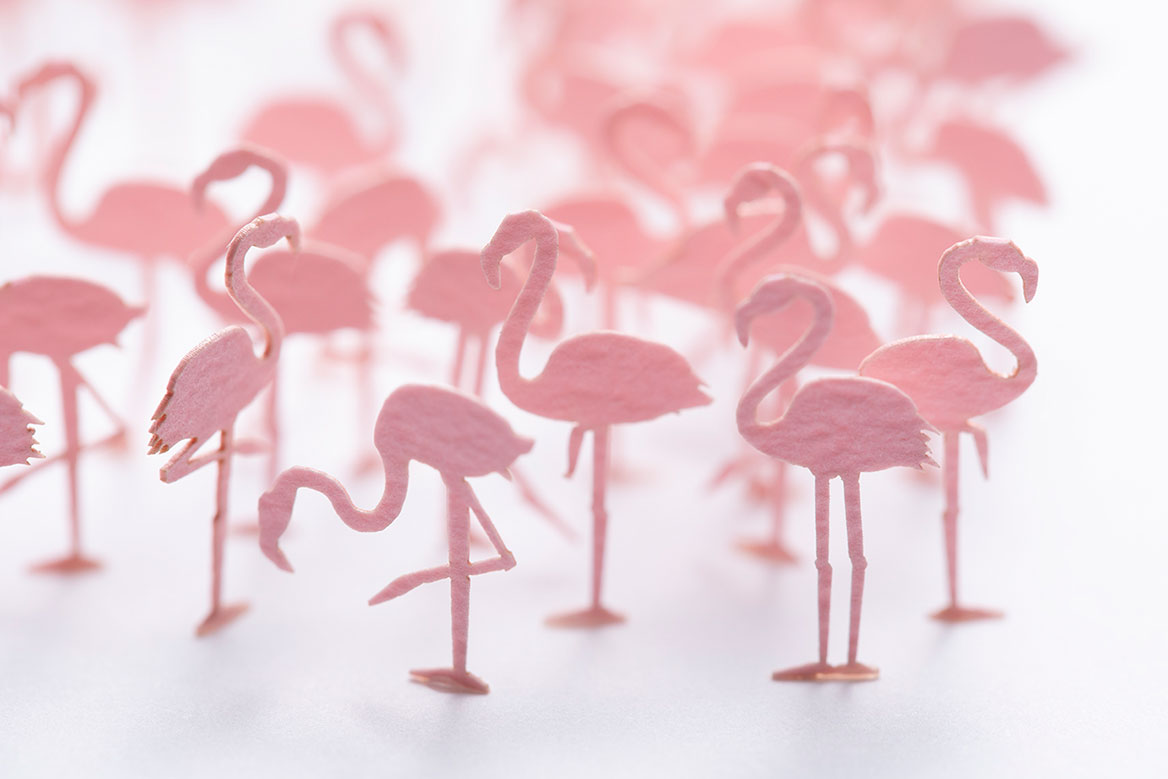 strak japon voor de hand liggend 1/100 ARCHITECTURAL MODEL ACCESSORIES SERIES No.91 Flamingos - Products |  TERADA MOKEI English